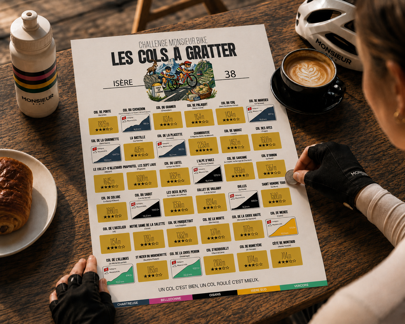 Carte des cols à gratter - Isere – Image 4