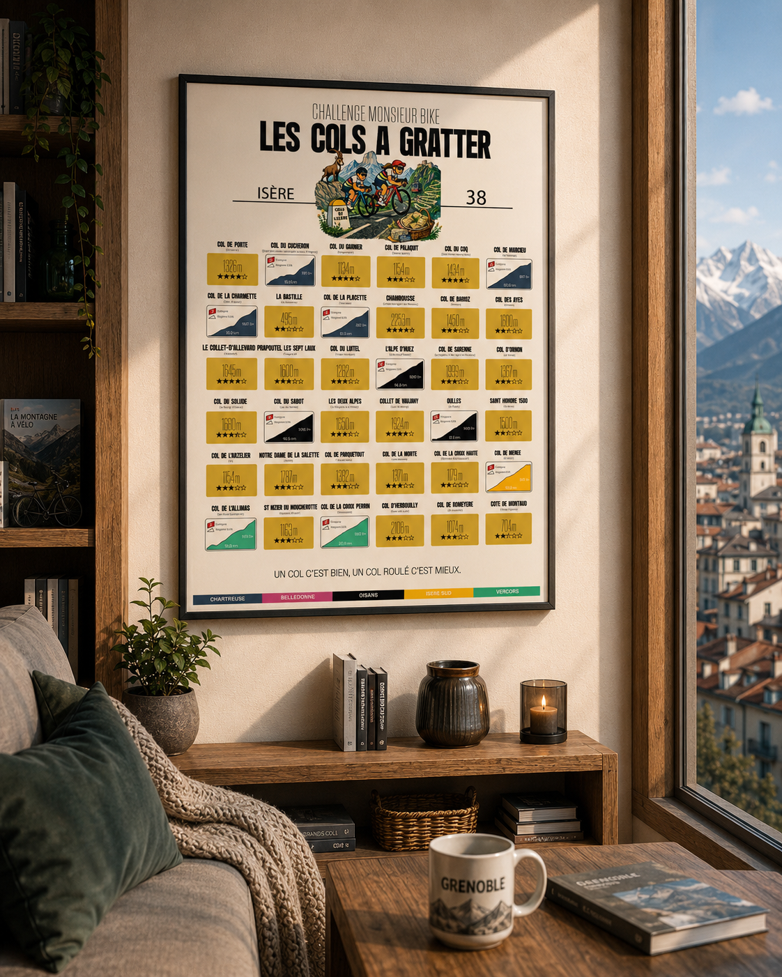Carte des cols à gratter - Isere – Image 3