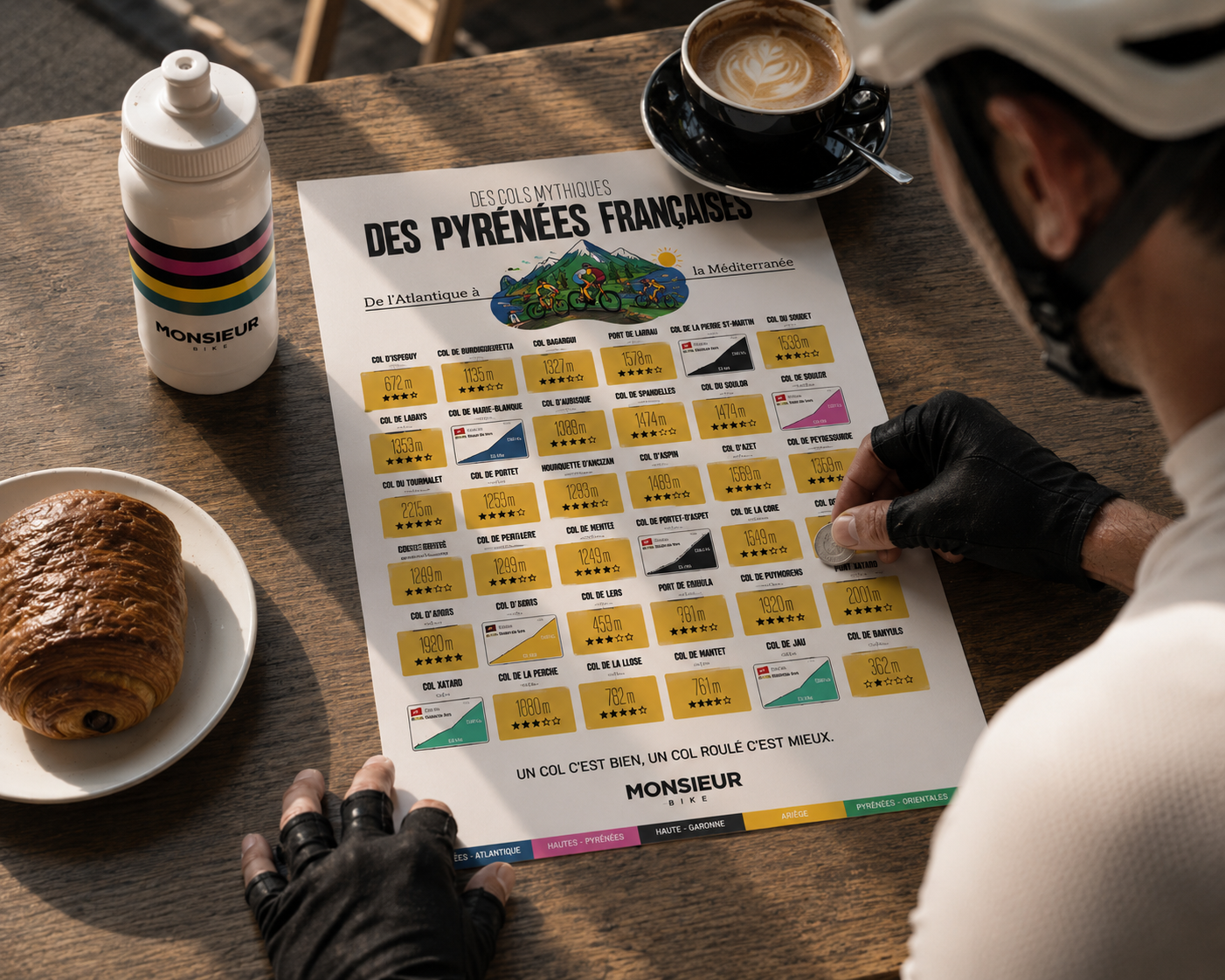 Carte des cols à gratter - Les Pyrénées françaises (pré-commande) – Image 3