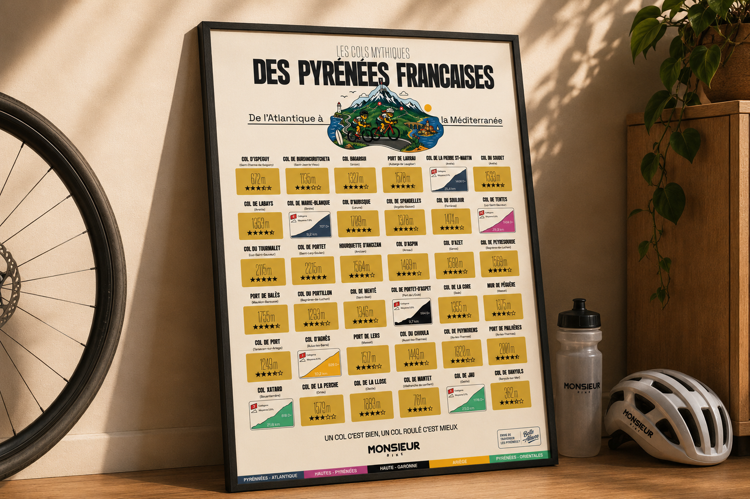 Carte des cols à gratter - Les Pyrénées françaises (pré-commande) – Image 2